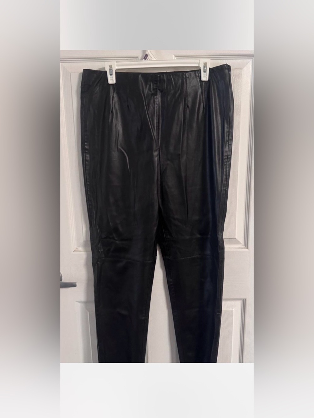ZARA Black Faux Leather LADIES Trousers